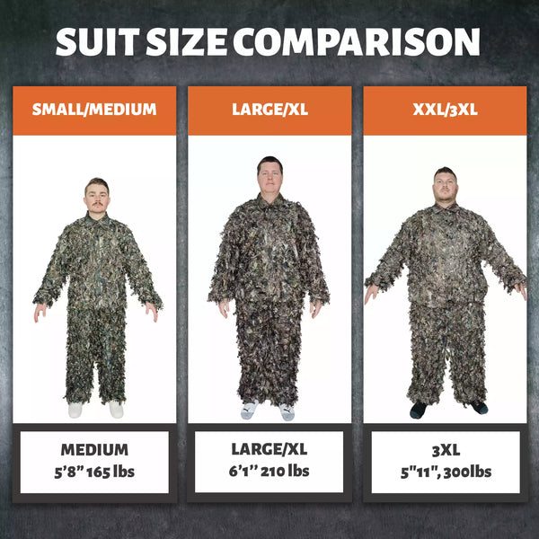 3D Leafy Camo Suits and Hoodies, Mossy Oak Patterns