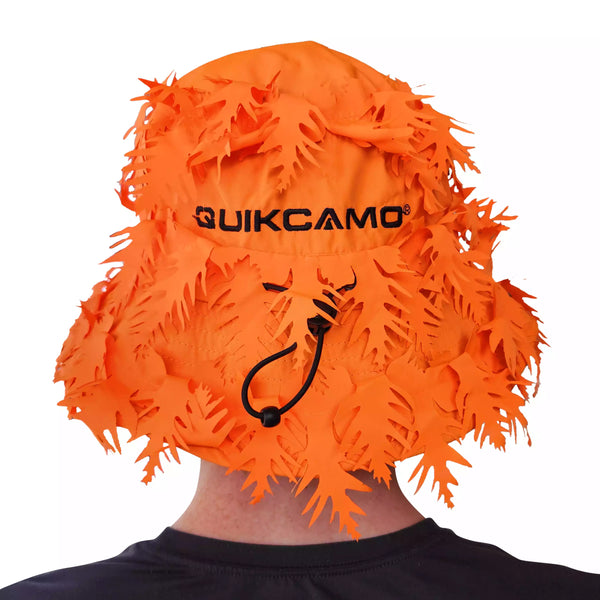 3D Leafy Camo Face Mask Bucket Hats in Mossy Oak and Realtree - Adjustable OSFM