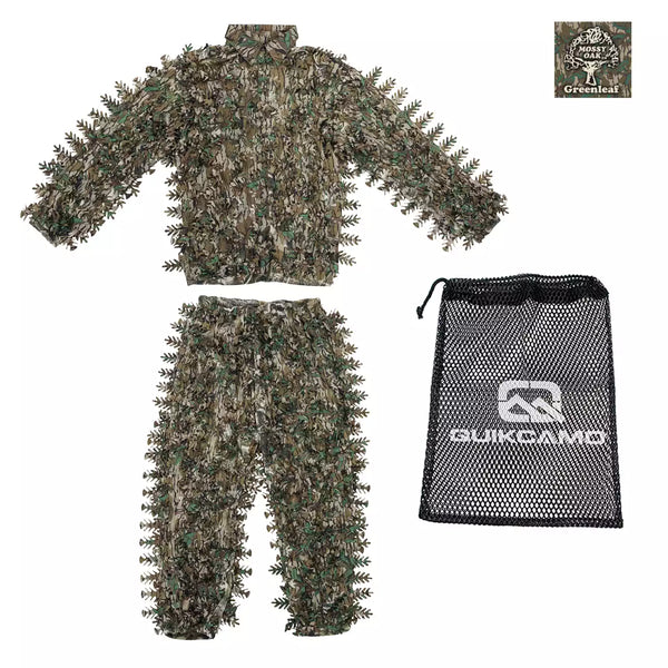 3D Leafy Camo Suits and Hoodies, Mossy Oak Patterns