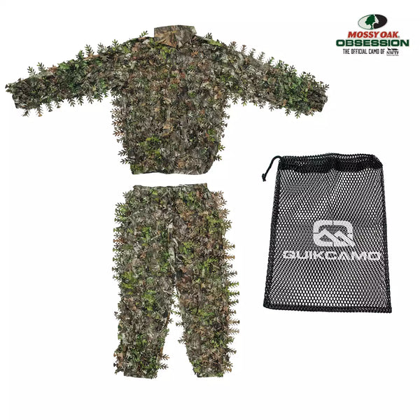 3D Leafy Camo Suits and Hoodies, Mossy Oak Patterns